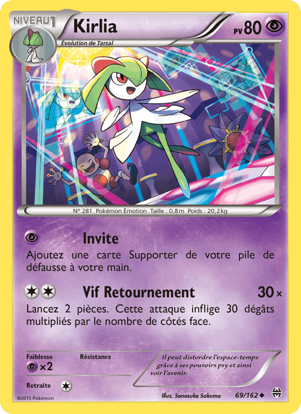 Kirlia, carte 69 de Impulsion Turbo