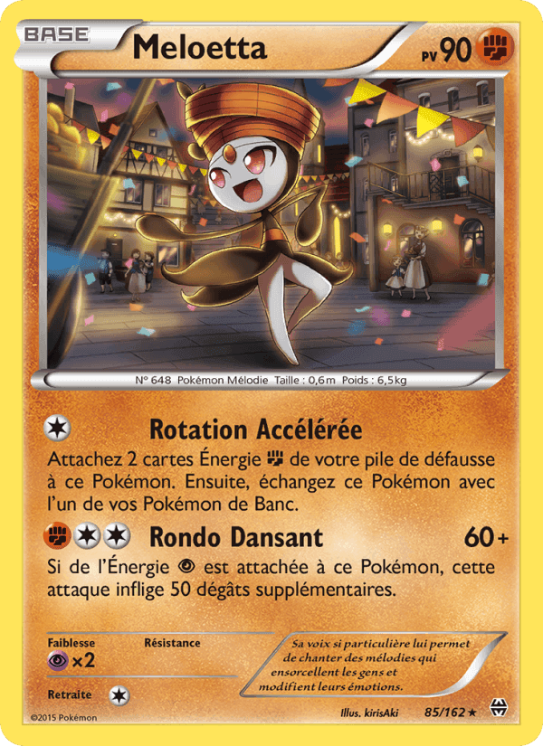 Meloetta, carte 85 de Impulsion Turbo