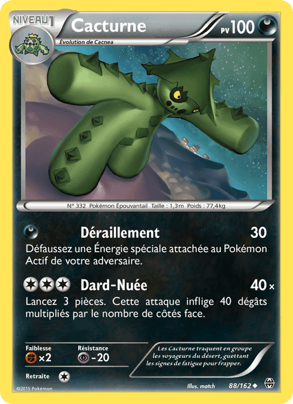 Cacturne, carte 88 de Impulsion Turbo