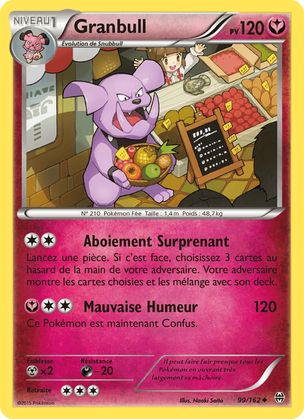 Granbull, carte 99 de Impulsion Turbo