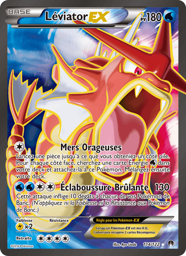 Léviator EX, carte 114 de Rupture Turbo