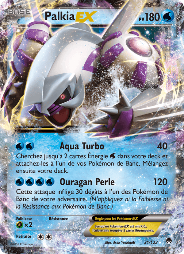 Palkia EX, carta 31 de Rupture Turbo