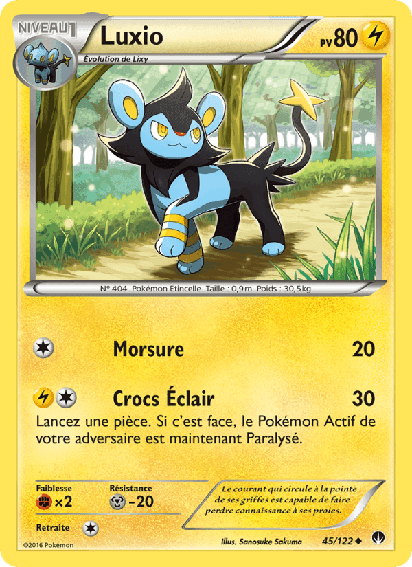 Luxio, carte 45 de Rupture Turbo