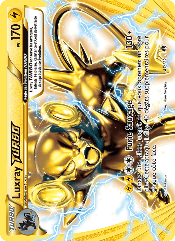 Luxray TURBO, card 47 from Rupture Turbo