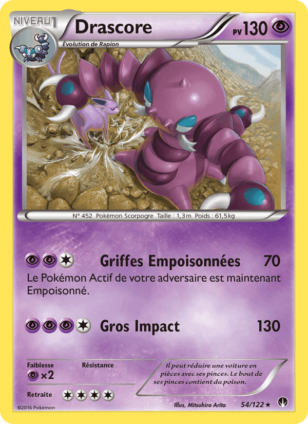 Drascore, carte 54 de Rupture Turbo