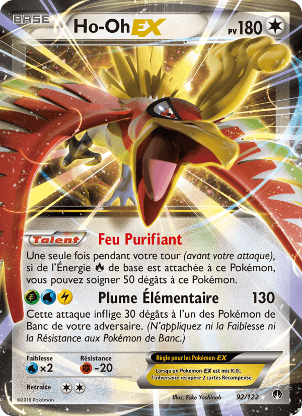 Ho-Oh EX, carte 92 de Rupture Turbo