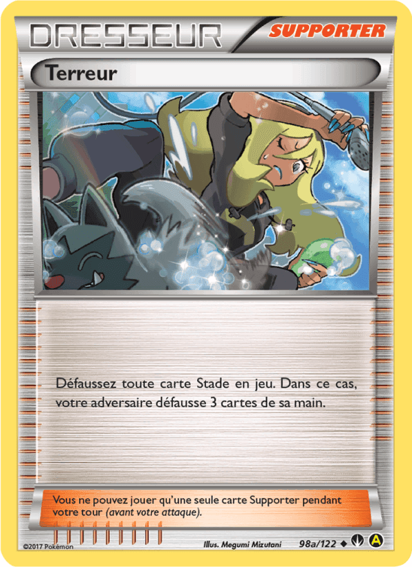 Terreur, carte 98a de Rupture Turbo