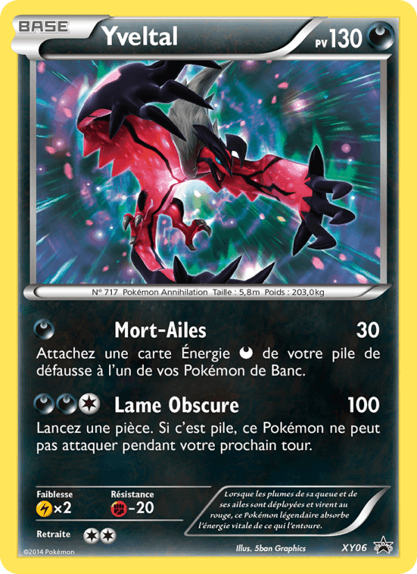 Yveltal, carte XY06 de Promo XY