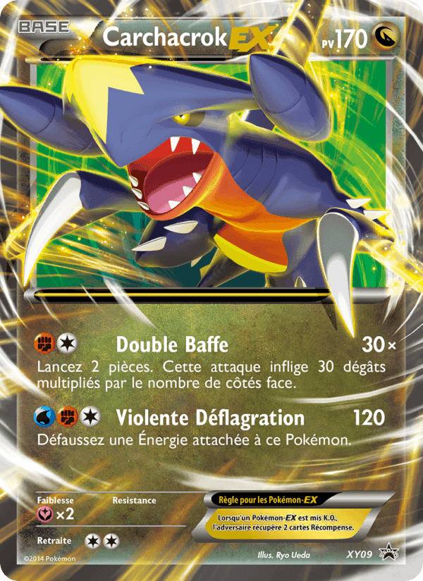 Carchacrok EX, carte XY09 de Promo XY