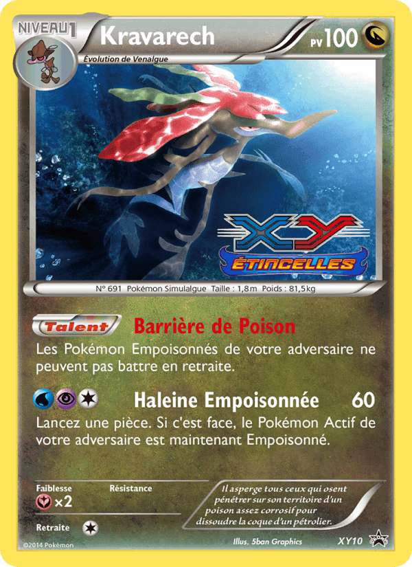 Kravarech, card XY10 from Promo XY