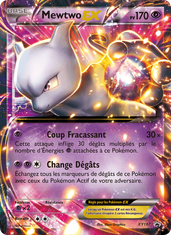 Mewtwo EX, carte XY107 de Promo XY