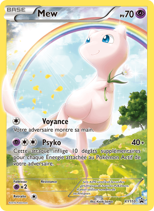 Mew, card XY110 from Promo XY