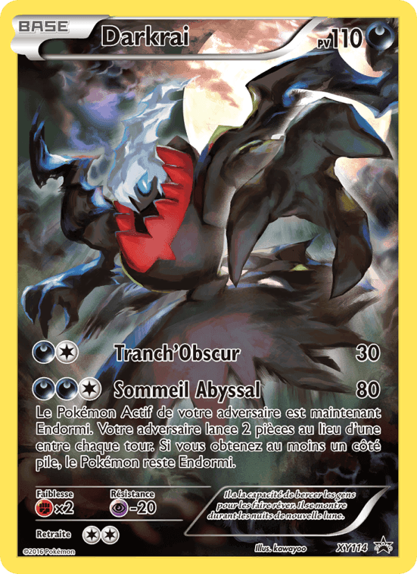 Darkrai, carte XY114 de Promo XY