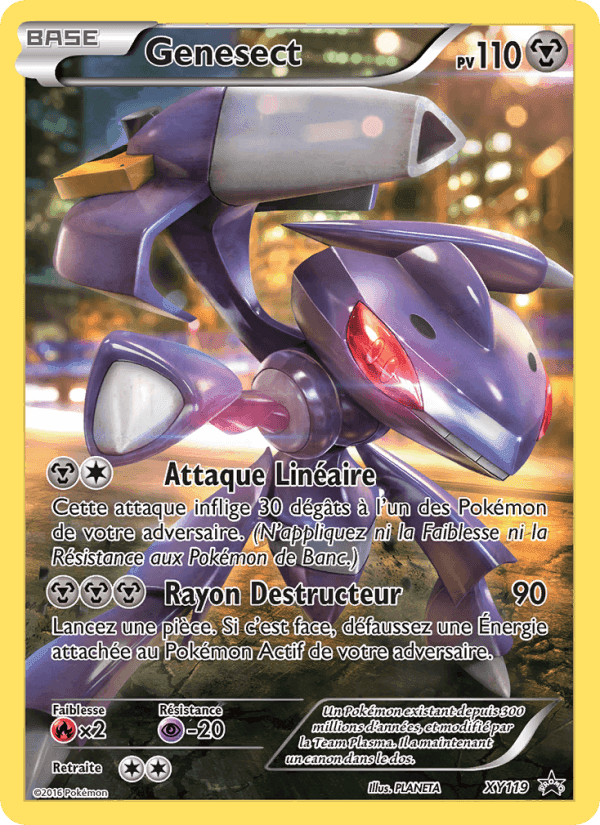 Genesect, carte XY119 de Promo XY