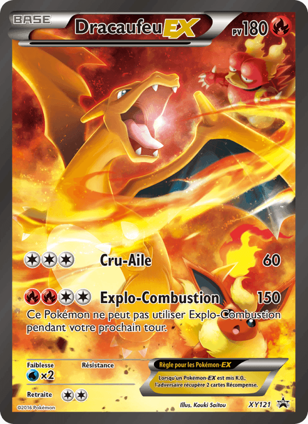 Dracaufeu EX, carta XY121 de Promo XY