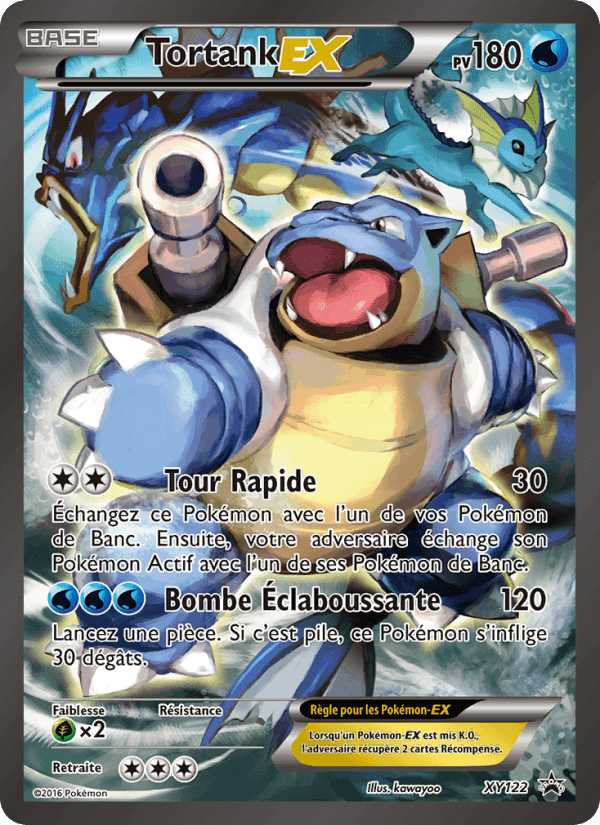 Tortank EX, carte XY122 de Promo XY