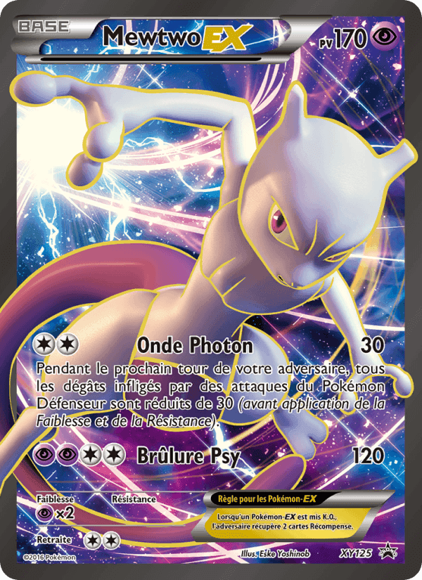 Mewtwo-EX, carte XY125 de Promo XY