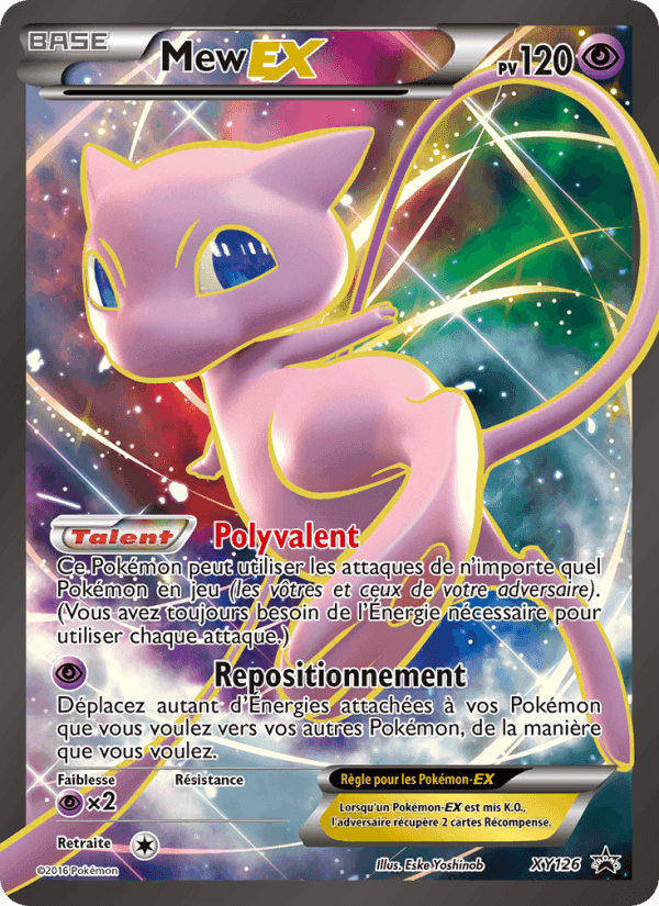 Mew-EX, carte XY126 de Promo XY