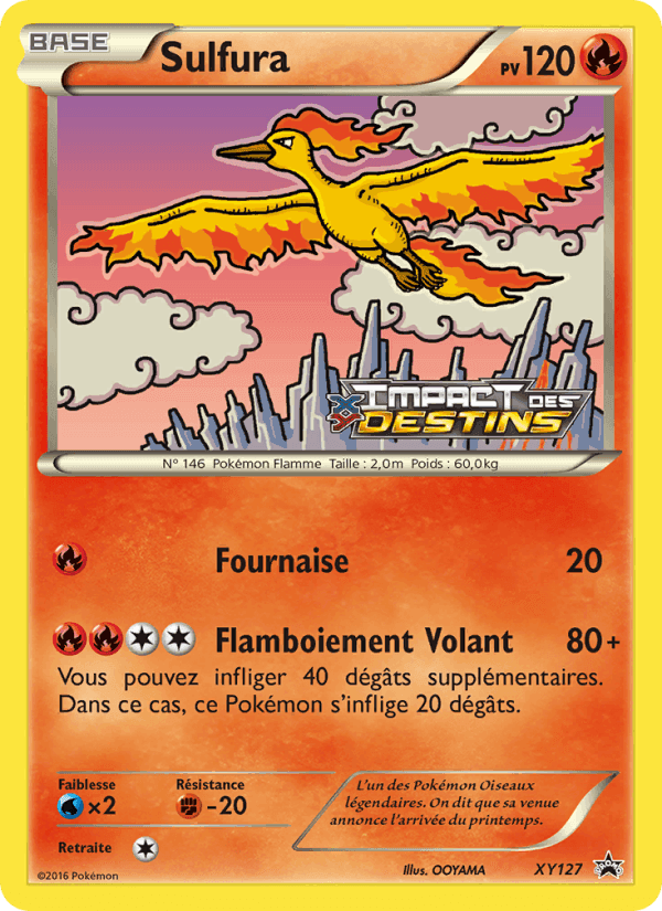 Sulfura, carte XY127 de Promo XY