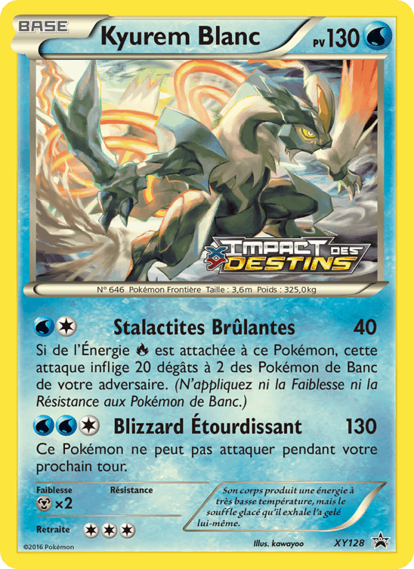 Kyurem Blanc, carte XY128 de Promo XY