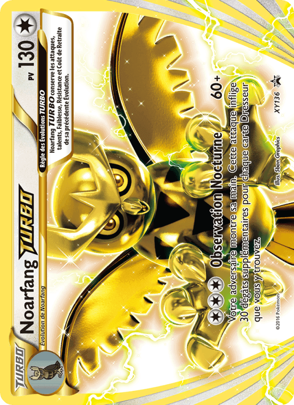 Noarfang TURBO, carte XY136 de Promo XY