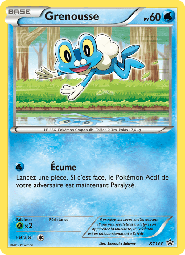 Grenousse, carte XY138 de Promo XY