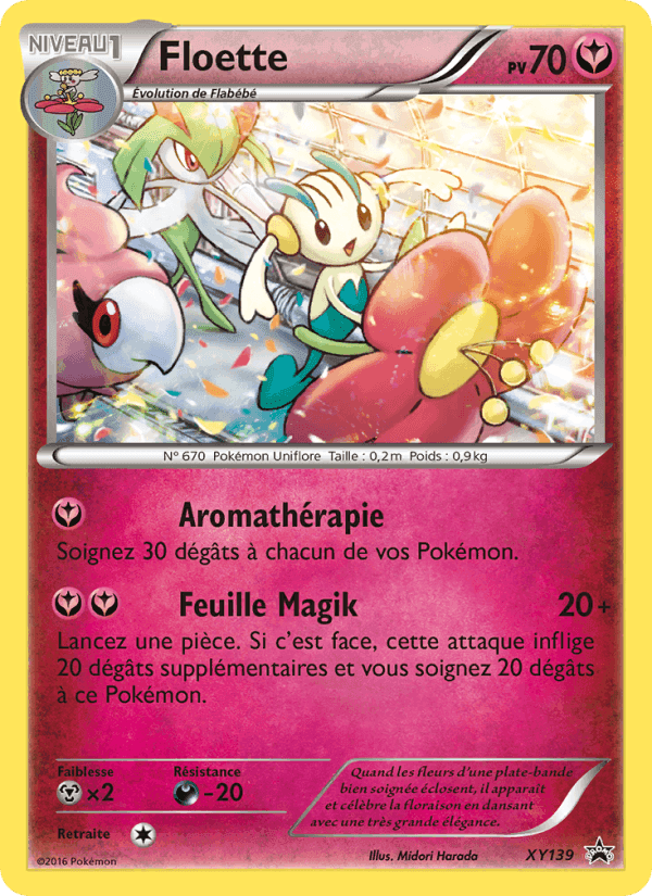 Floette, carte XY139 de Promo XY