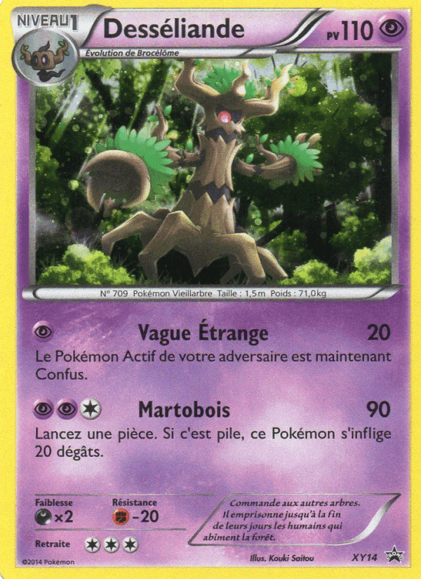 Desséliande, carte XY14 de Promo XY
