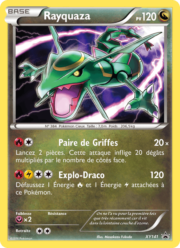 Rayquaza, card XY141 from Promo XY