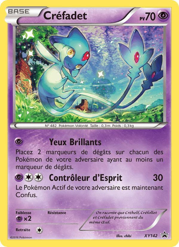 Créfadet, carta XY142 di Promo XY