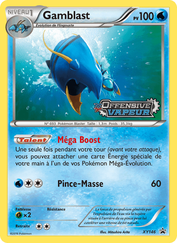 Gamblast, carte XY146 de Promo XY
