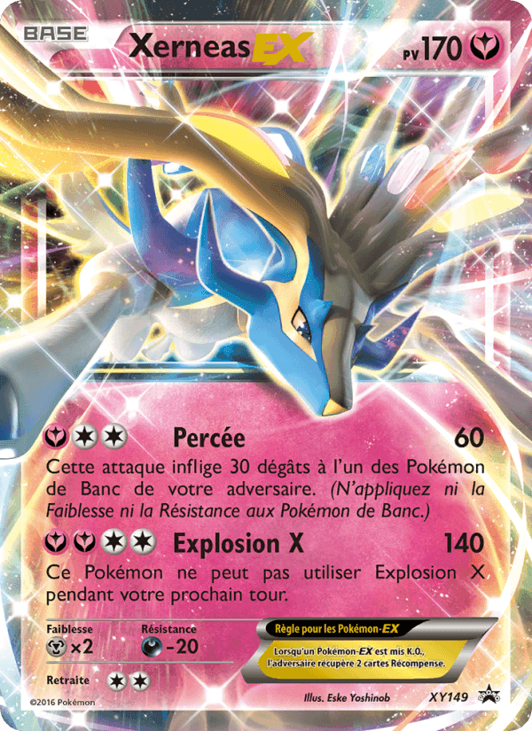 Xerneas EX, card XY149 from Promo XY