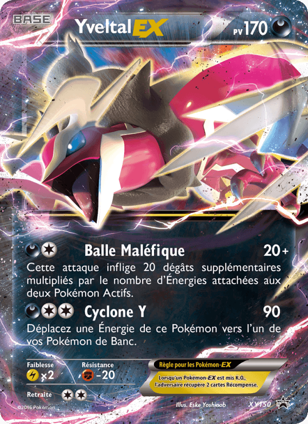 Yveltal EX, carta XY150 di Promo XY
