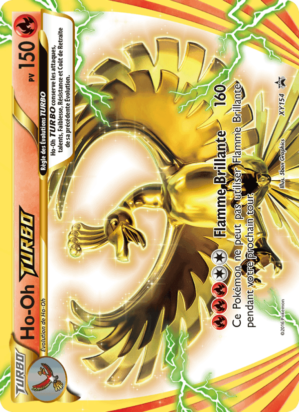 Ho-Oh TURBO, carte XY154 de Promo XY