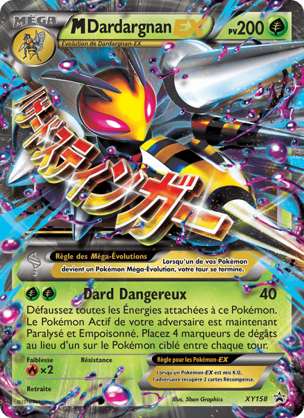 M-Dardargnan-EX, carte XY158 de Promo XY