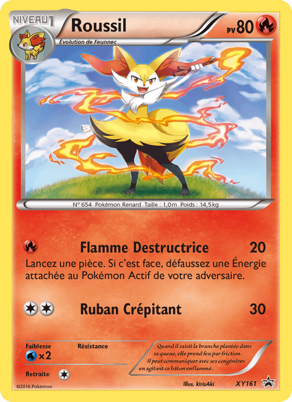 Roussil, carte XY161 de Promo XY