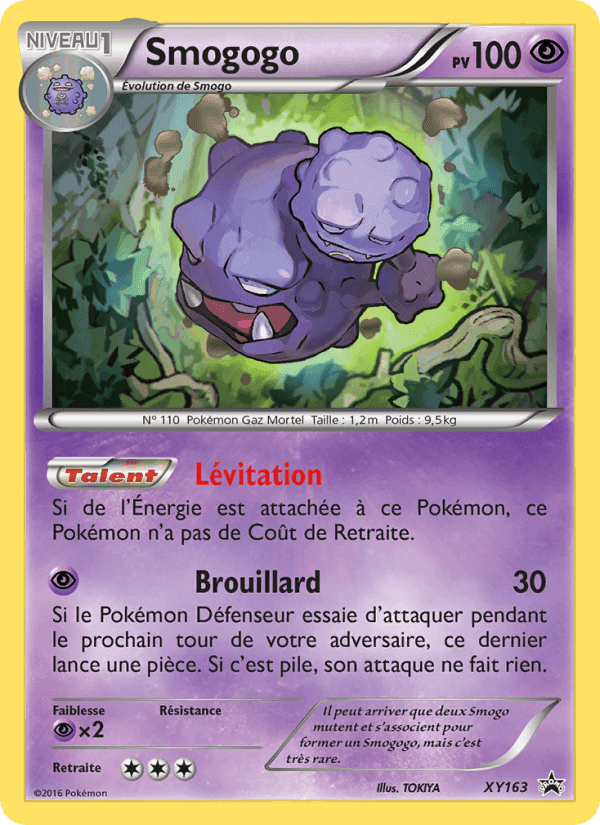 Smogogo, card XY163 from Promo XY