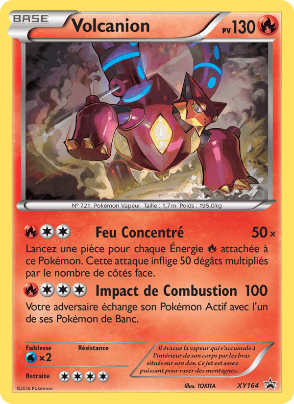 Volcanion, carta XY164 di Promo XY