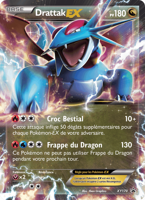 Drattak-EX, card XY170 from Promo XY