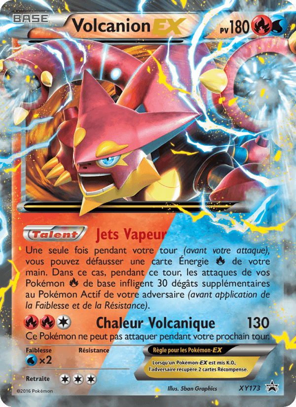 Volcanion-EX, carte XY173 de Promo XY