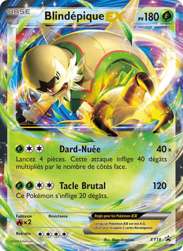 Blindépique EX, card XY18 from Promo XY