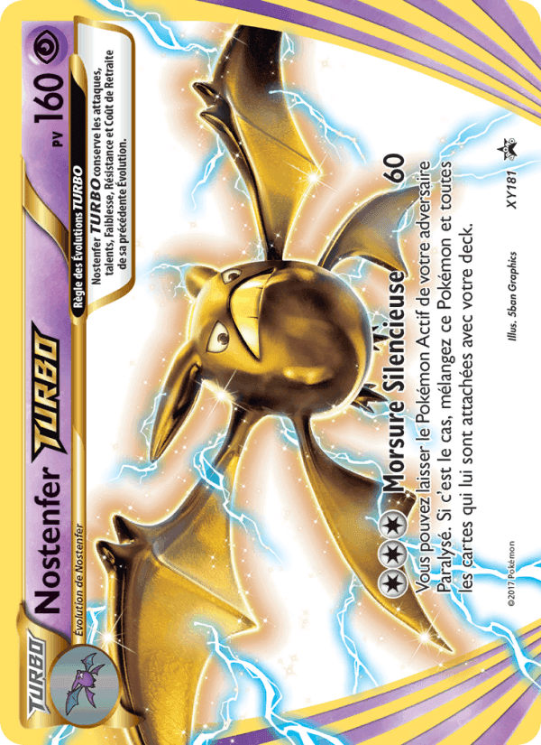 Nostenfer TURBO, card XY181 from Promo XY