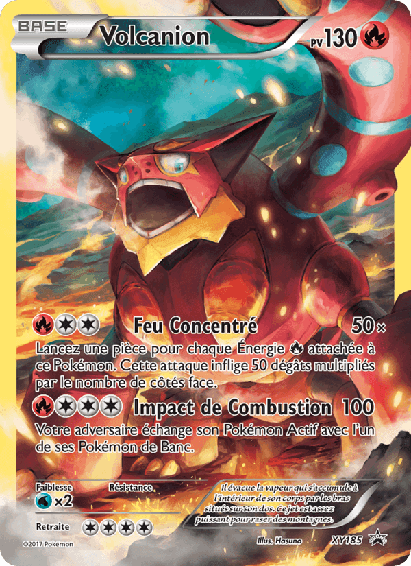 Volcanion, carte XY185 de Promo XY