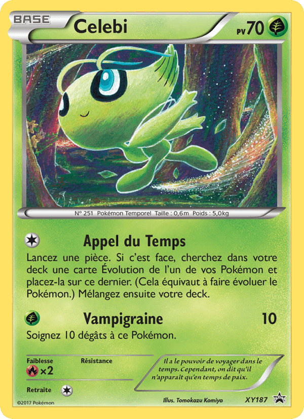 Celebi, carte XY187 de Promo XY