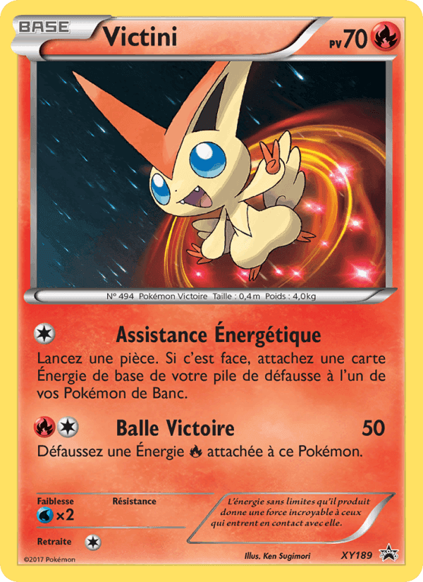 Victini, carte XY189 de Promo XY