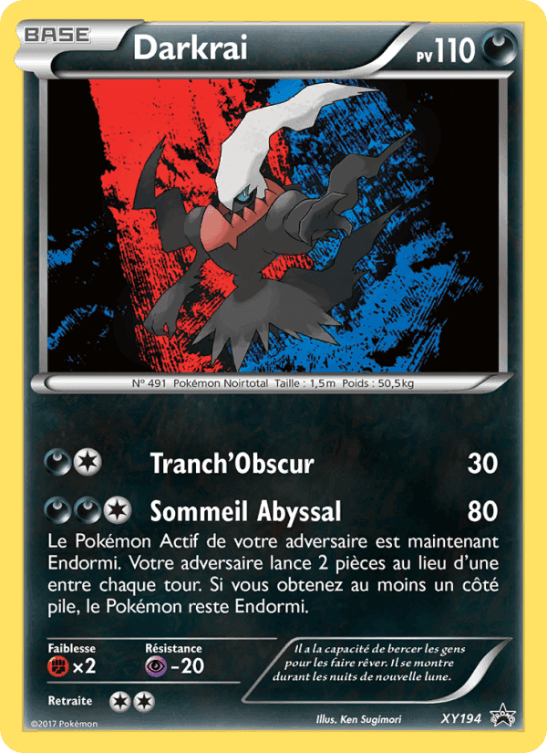 Darkrai, carte XY194 de Promo XY