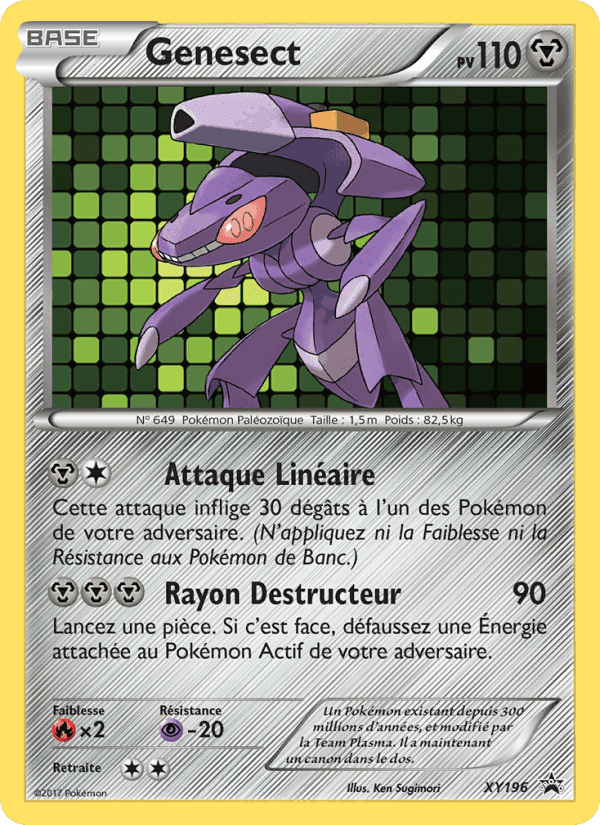 Genesect, carte XY196 de Promo XY
