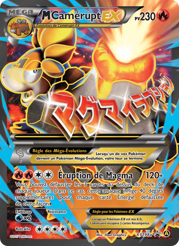 M-Camérupt-EX, carte XY198a de Promo XY
