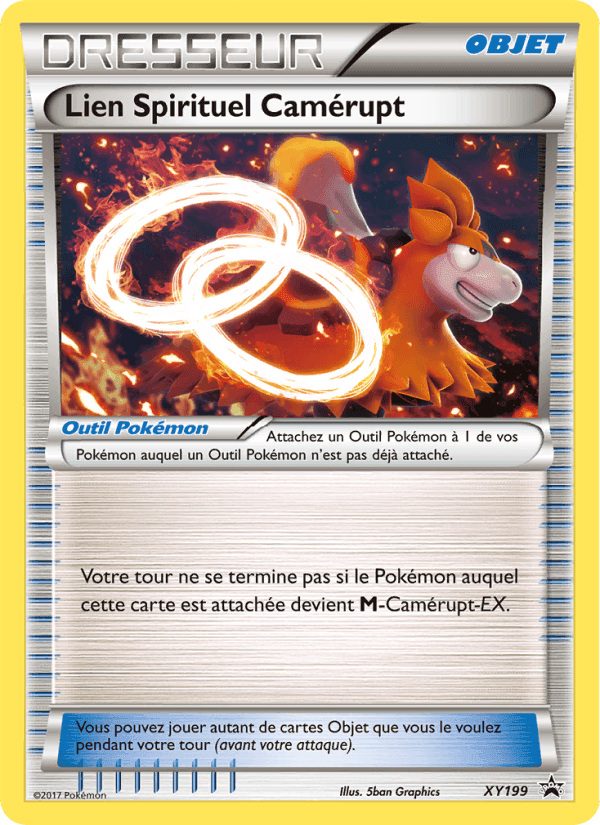 Lien Spirituel Camérupt, card XY199 from Promo XY