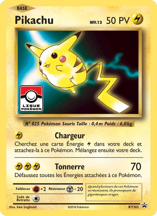Pikachu, carte XY202 de Promo XY